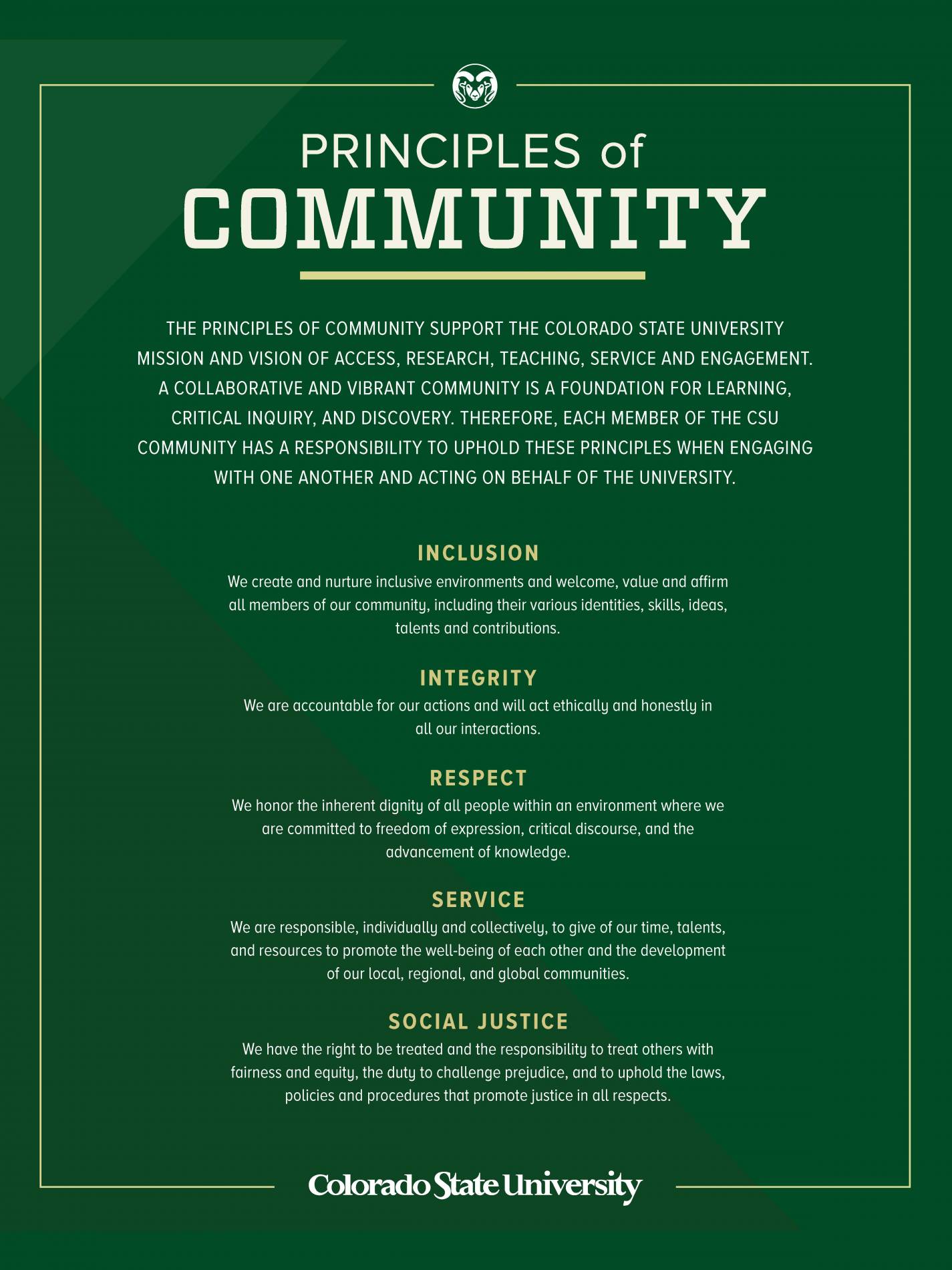 Principles of Community